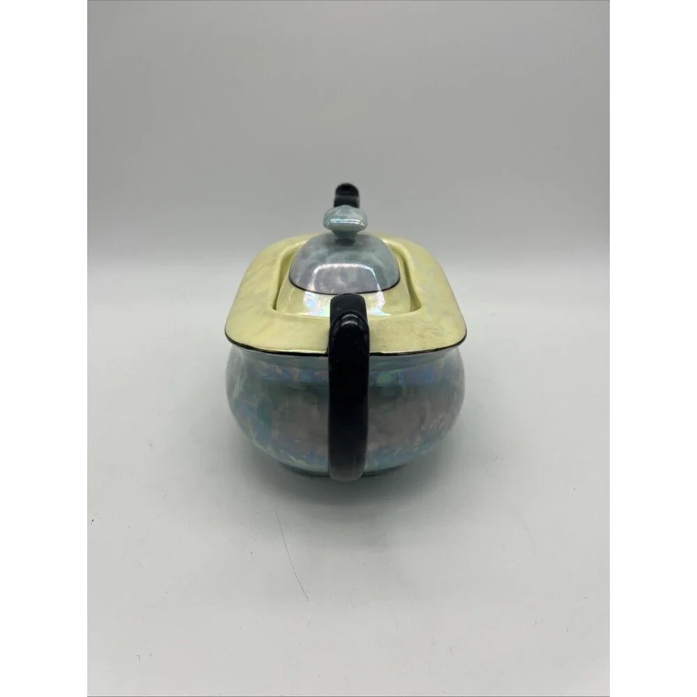 Czech Slovakia Phoenix China Lusterware Sugar Bowl, Creamer & Teapot